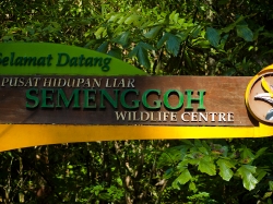 Semenggoh Wildlife Centre sign