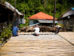 Preparing for the Gawai festival