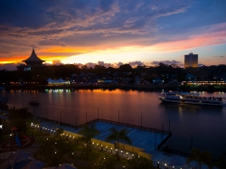 Sarawak River sunset